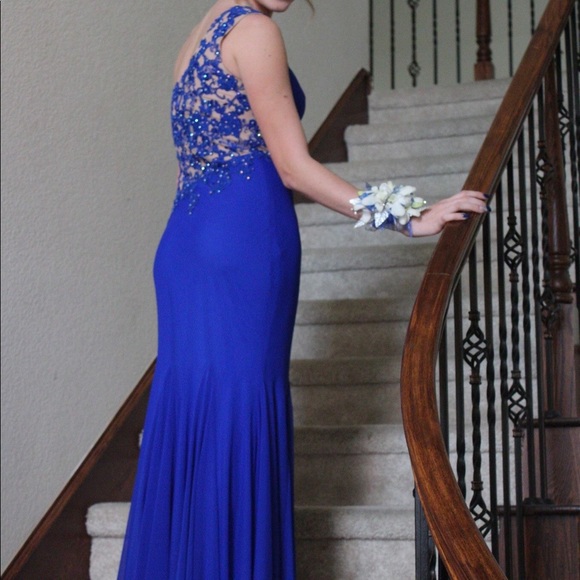 Gorgeous Blue Prom Dress - Picture 1 of 2